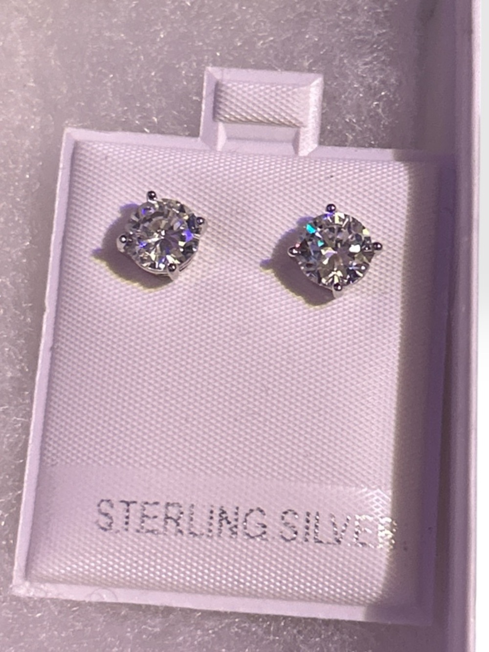 Sterling Silver Swarovski Crystal Earrings